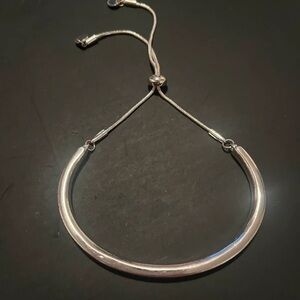 Elegant Silver Adjustable Bracelet
